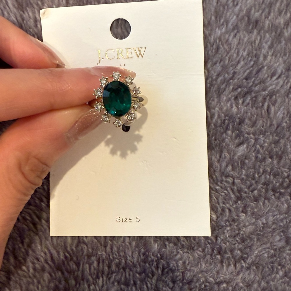 J.Crew Factory - Size 5 Emerald Ring